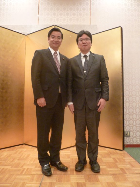 竹内会長と 写真