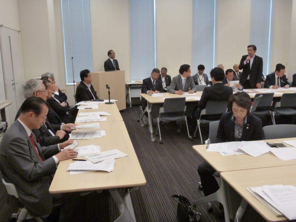 自転車活用推進議員連盟総会 写真