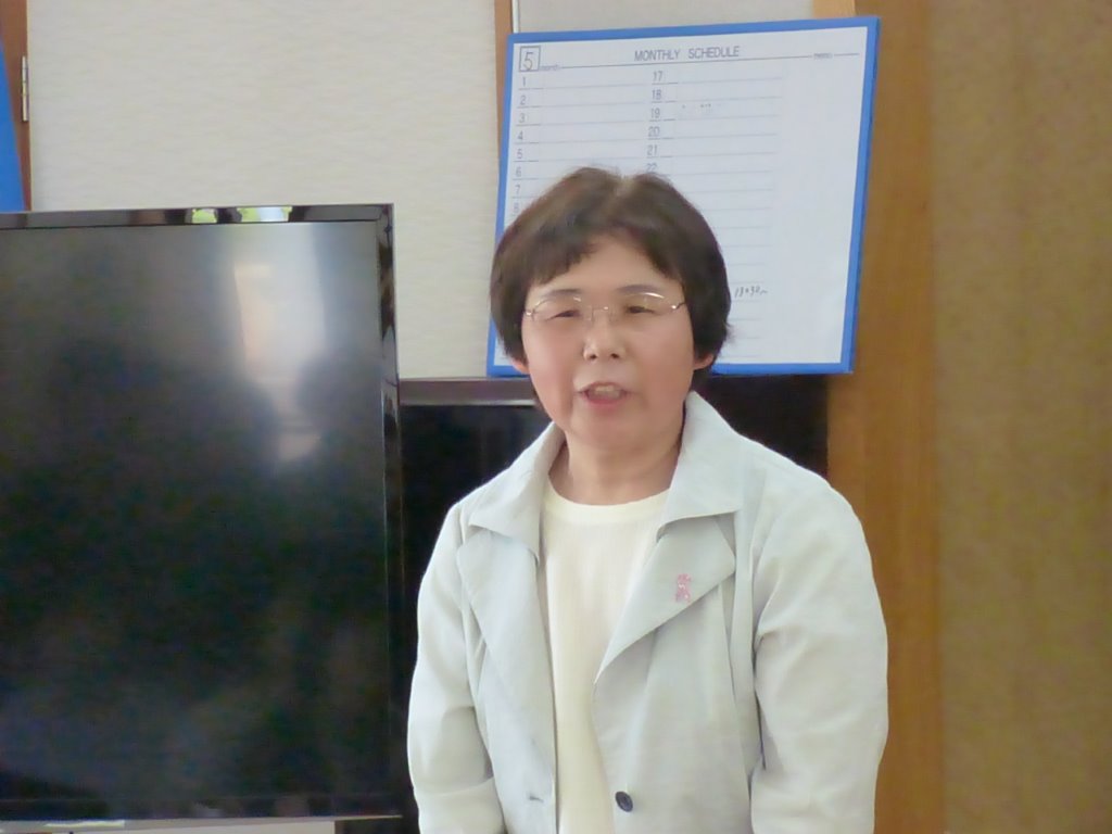 柴田初子支部長(町議) 写真