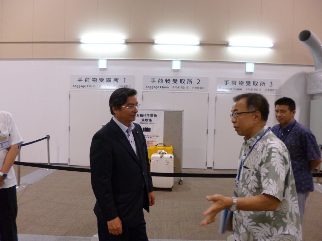 手荷物受取所 写真