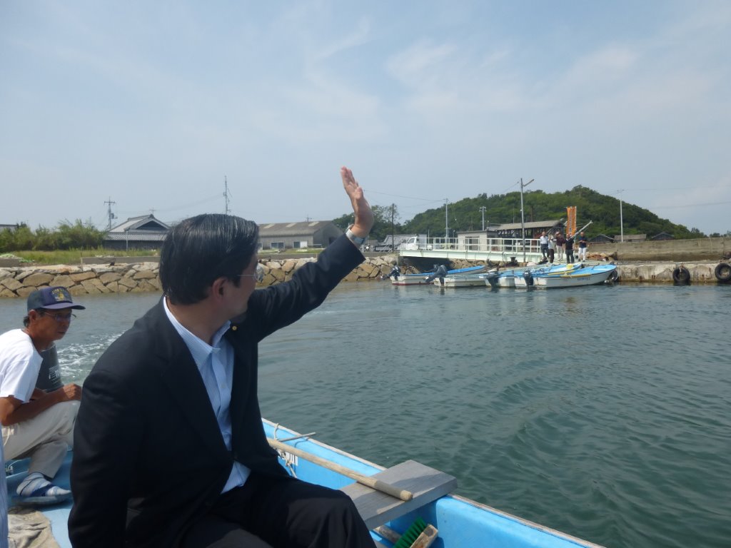 沖之島の皆さんありがとうございました 写真