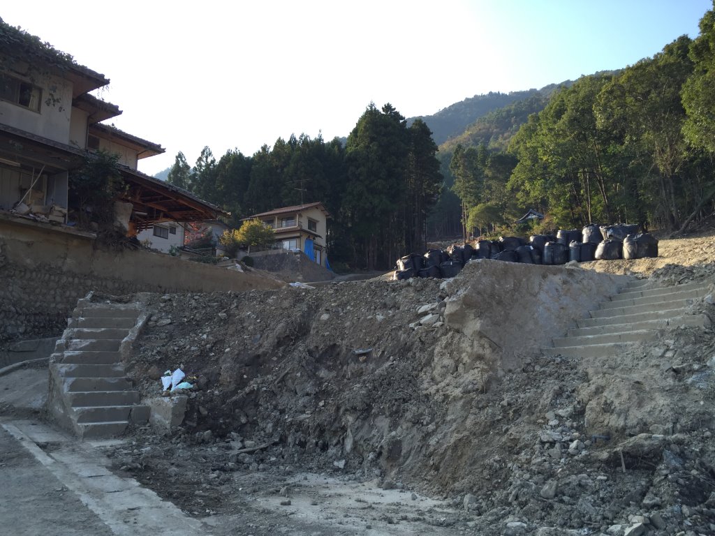 復旧現場2 写真