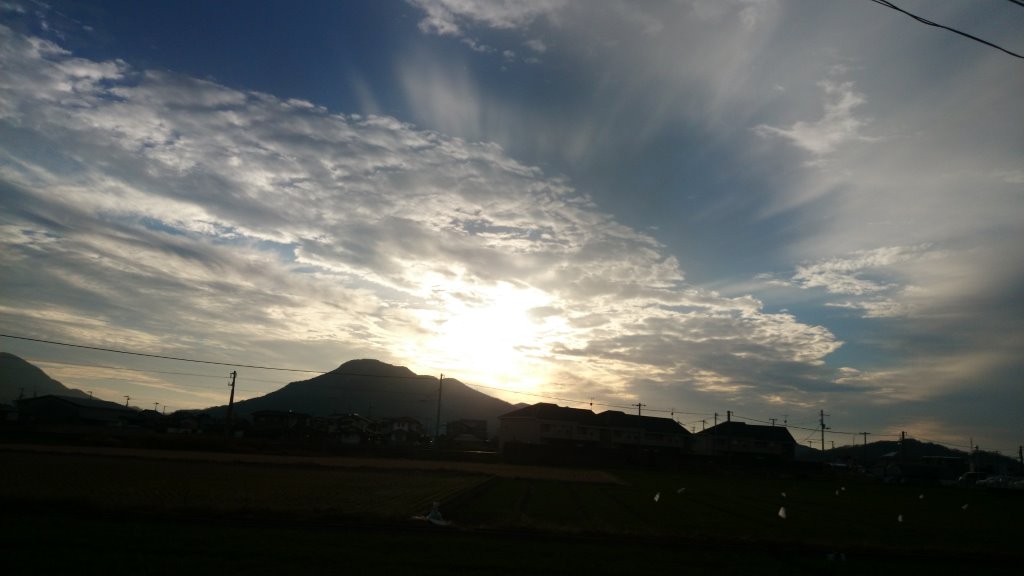 夕方の多度津 写真