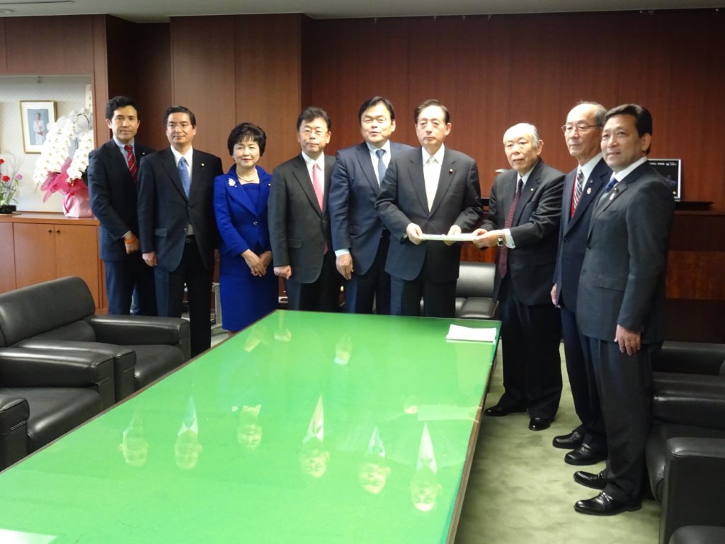 大臣に要望 写真