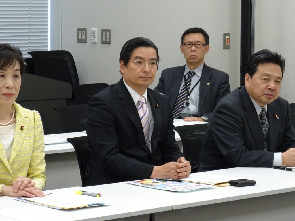要請を伺う 写真