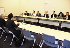 日本医師会から要望を受ける党厚生労働部会と東日本大震災対策本部・生活再建支援対策チーム