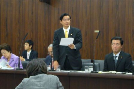 北朝鮮による拉致問題等に関する特別委員会での質問
