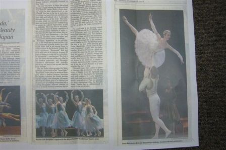 「新国立劇場バレエ団のワシントン公演について」の記事