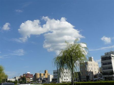 夏の入道雲（徳島市）