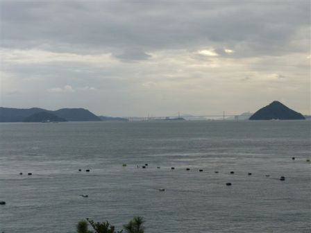 直島から見た素晴しい瀬戸内海