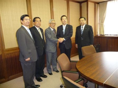 加戸愛媛県知事と山口代表