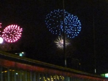 高速からの花火
