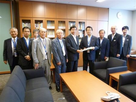 香川県道路整備決議で(各首長の方々)
