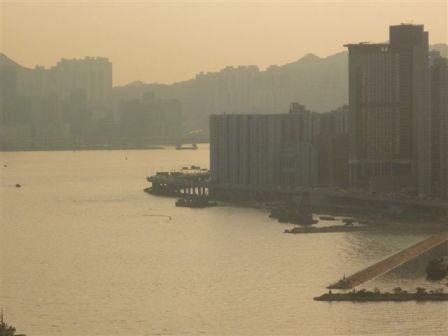 早朝の香港