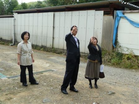 高木高知市議と視察