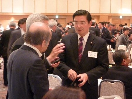 皆様と懇談