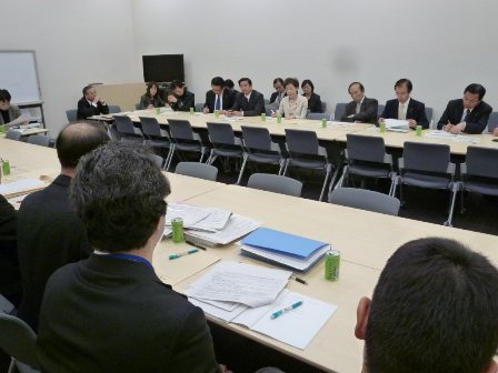 提出法案ヒアリング