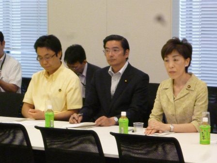 政府からヒアリング