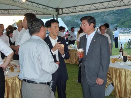 参加された皆様と交流
