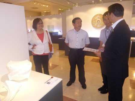 ガラス展見学