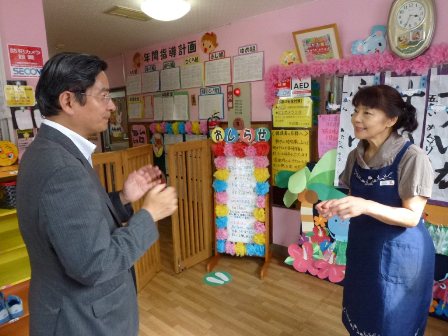 小池園長と懇談