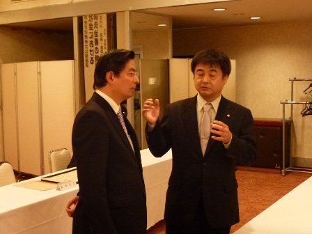 浦川会長と懇談