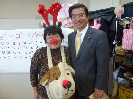 松本町議と