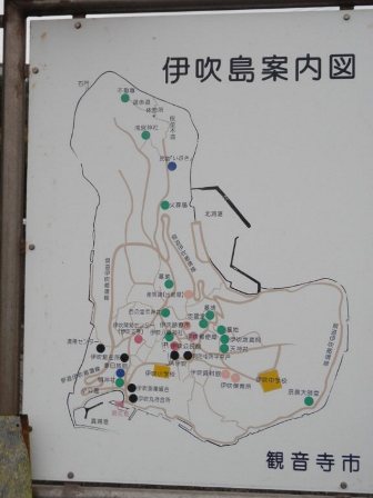 伊吹島案内図