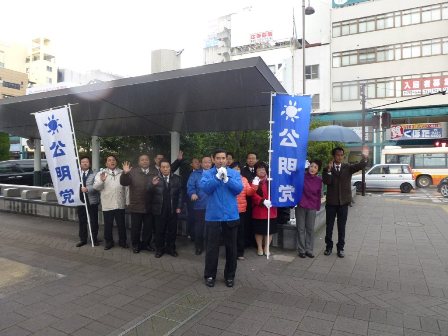 街頭演説2(松山市)