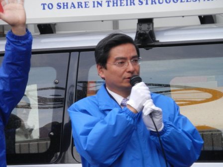 新春街頭演説