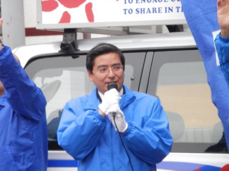 新春街頭演説1