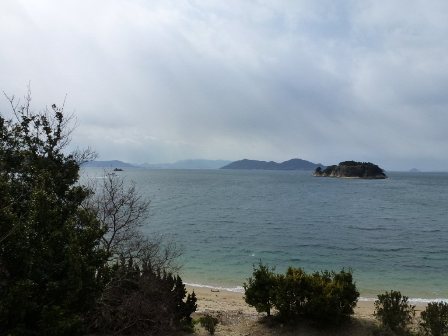 大島青松園からの光景