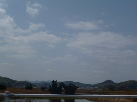 米子市内の風景