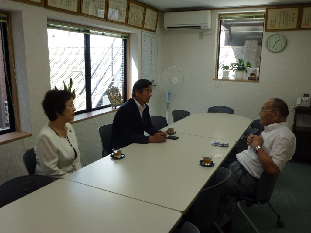 渡部理事長と懇談