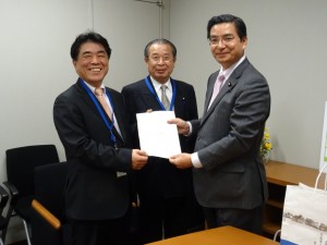 谷川町長・青木議長