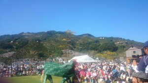 みなっとでの秋祭り（八幡浜）