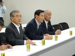 溝口会長・石垣副会長ら