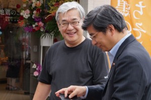 笑顔の三瀬会長
