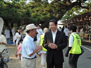 自治会森会長と懇談