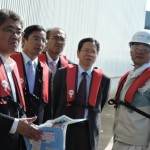 国際バルク戦略港湾（鉄鉱石）・水島港を視察④スチールハブ（株）（岡山県倉敷市）の様子4