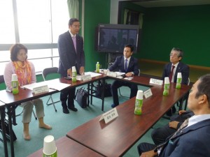 村長・議長らと意見交換会