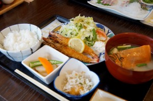 エビフライ定食