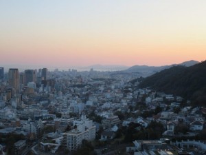 神戸市の夕刻