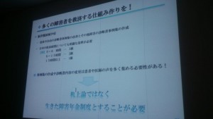 障害者年金の課題