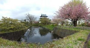 松前町の景色（松前城）