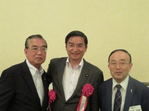 松野町長らと