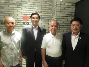 山田会長らと（斉藤やすひろ都議）