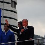 徳島県6箇所での公明党街頭演説会(JR徳島駅前にて)(徳島県徳島市)の様子4