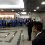 「あと3日。限界突破の票拡大を!」「四国比例1議席・断じて勝つ！」（愛媛県四国中央市）の様子2