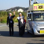 阿南市議選がスタート・新人「すえひさ晃一」候補の挑戦(徳島県阿南市)の様子5
